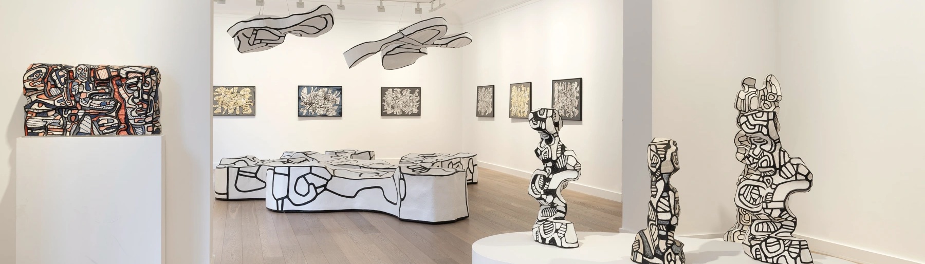 Image for our show of the day, Jean Dubuffet: Banc-salon and Cerfs-volants, at Galerie Lelong & Co.