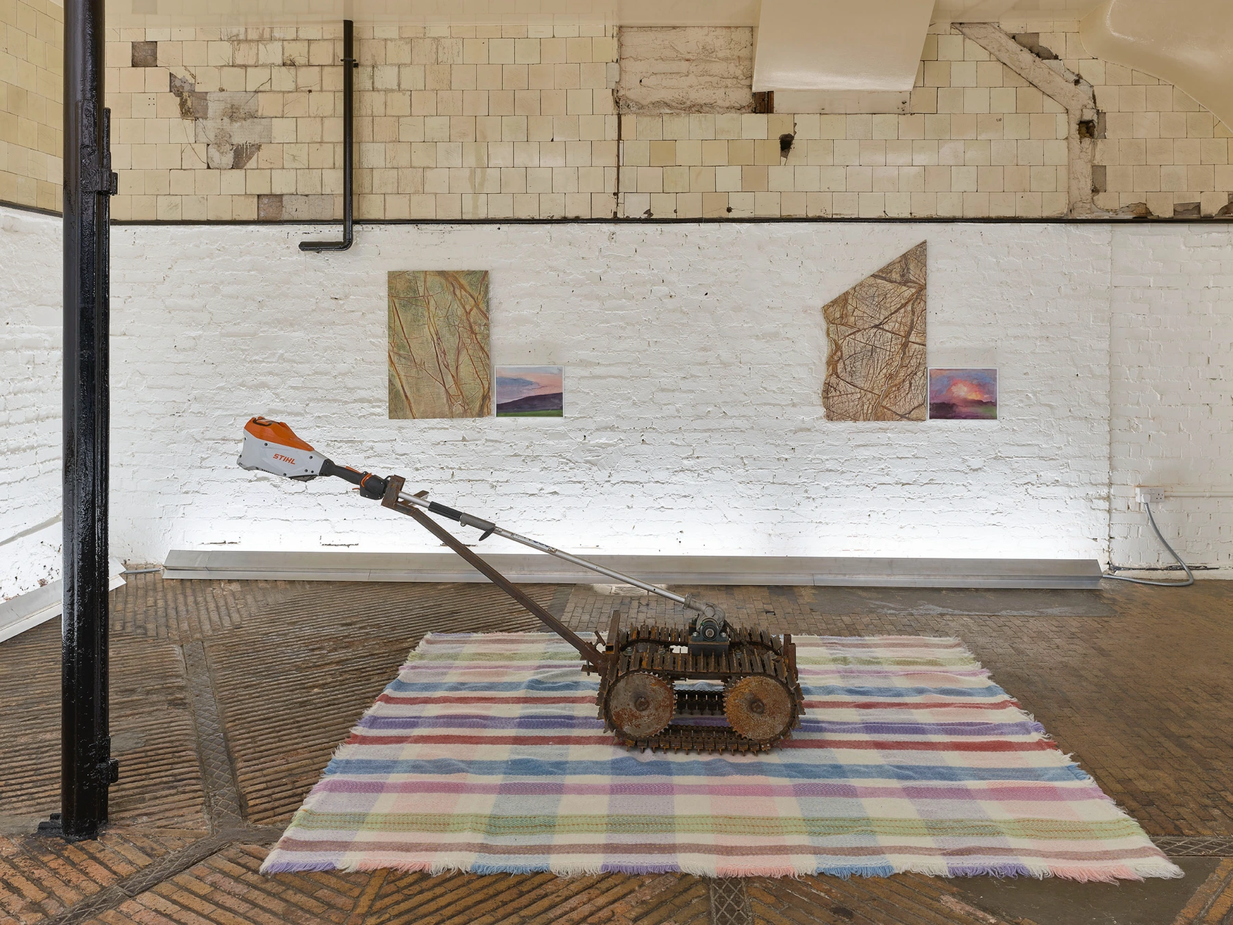 Image for Thanasis Totsikas: With Minerals and Track Threads, at Sylvia Kouvali
