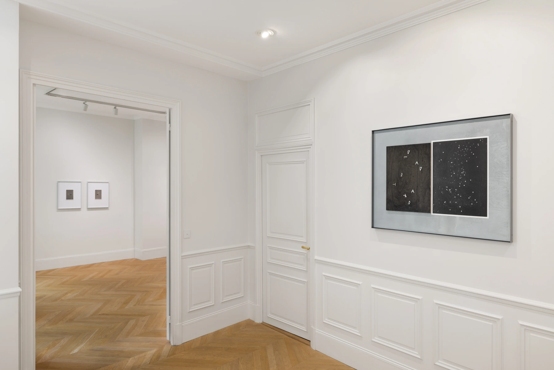 Installation shot from <b>Martin Boyce: Unhome</b>, @ Esther Schipper