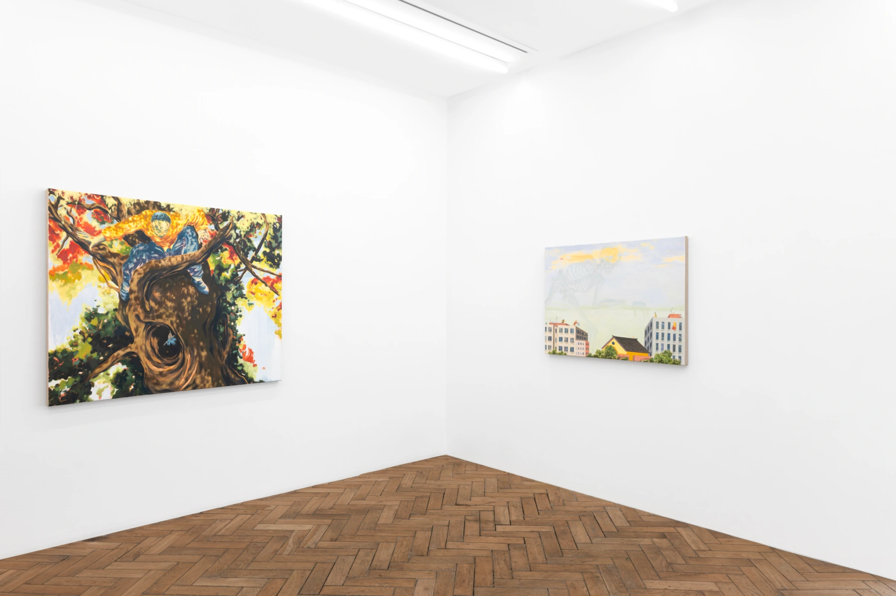 Installation shot from <b>Valentin Rilliet: The Dream Synopsis</b>, @ Galerie Peter Kilchmann