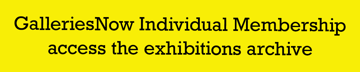 GalleriesNow User Membership - find out more