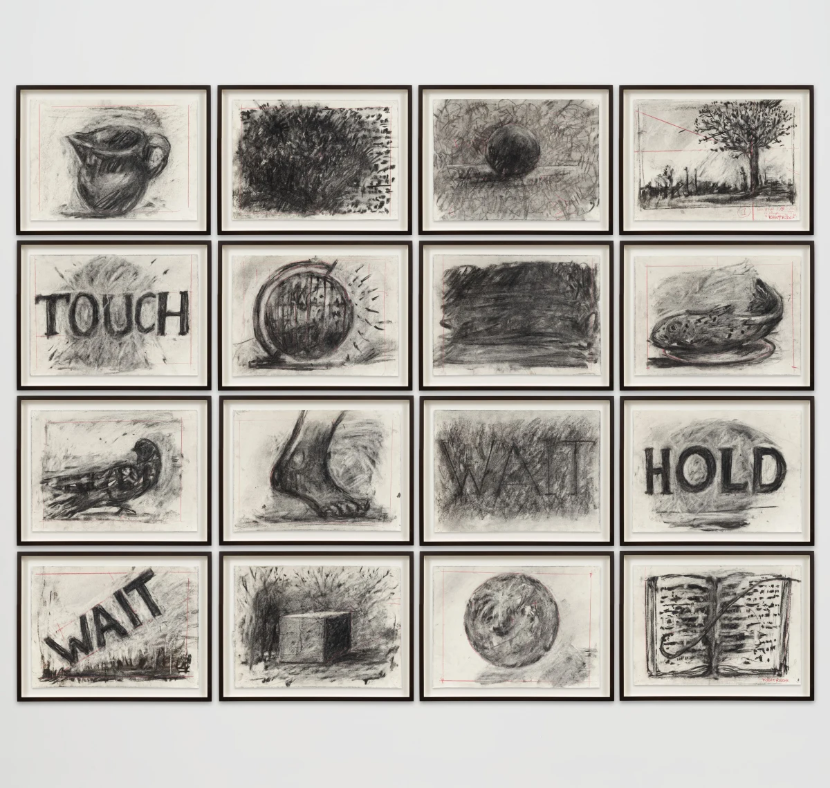 William Kentridge, Drawing for Self-Portrait as a Coffee-Pot (Set A of 16 drawings), 2020