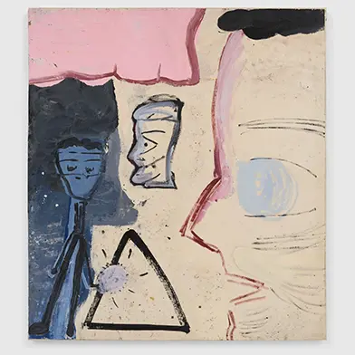 Image from Rose Wylie: When Found becomes Given, at David Zwirner