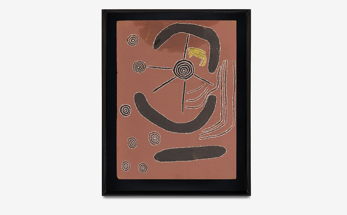 Yala Yala Gibbs Tjungurrayi, Two Old Men, 1972