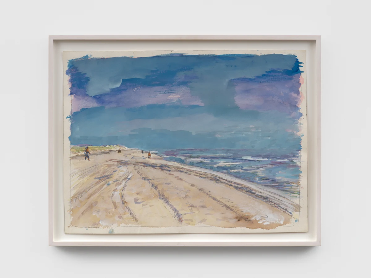 Paul Thek, Untitled (beach with figures), 1986