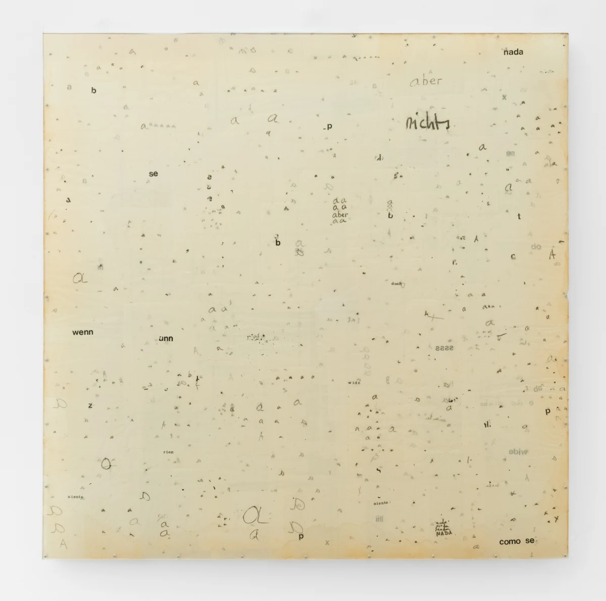 Mira Schendel, Untitled (from the Graphic Objects series), 1967-1968