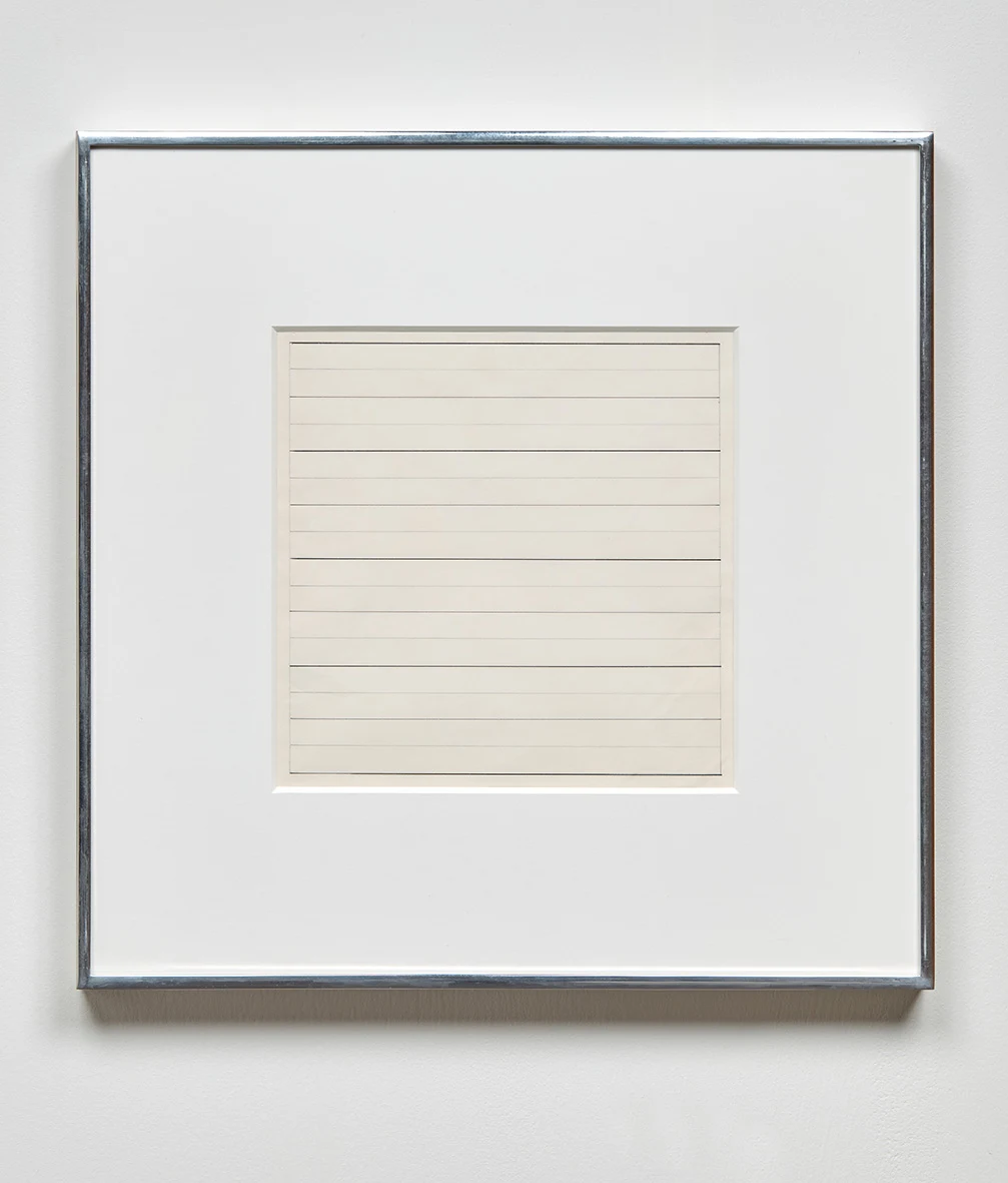 Agnes Martin, Untitled, c. 1970