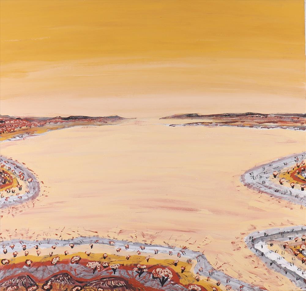 Image for David Brown Jangala: Ngurra Ngayunku (My home), at Art Leven