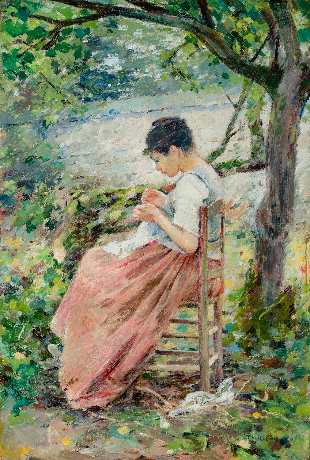 Theodore Robinson, The Layette, about 1891-92