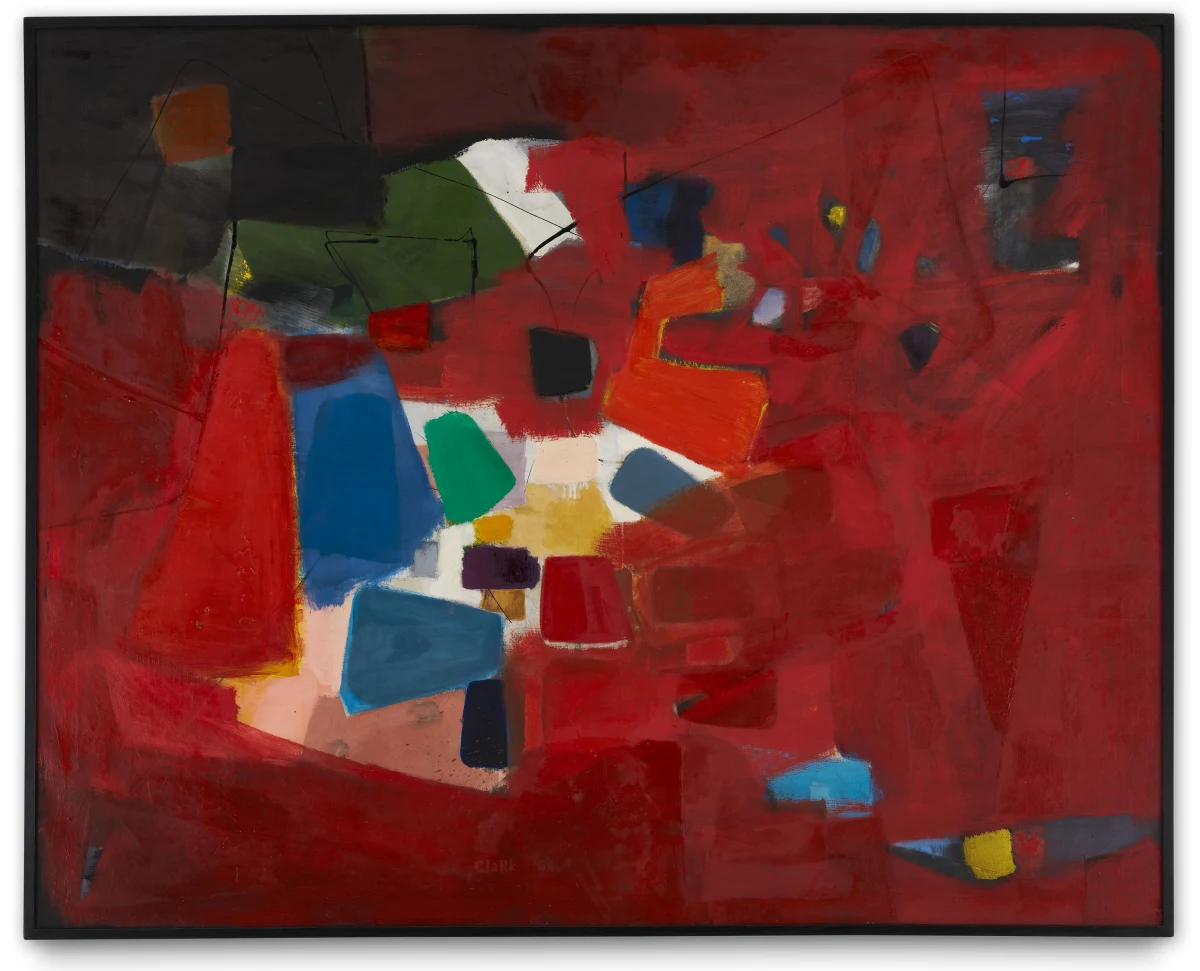 Ed Clark, Ed Clark, Ed Clark, Ed Clark, Ed Clark & Ed Clark, Untitled, 1954