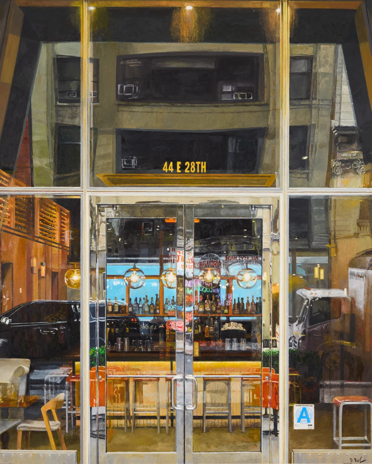 Saul Chase, John Baeder, Richard Haas & David DeSimone, 44 E 28th Street, 2023
