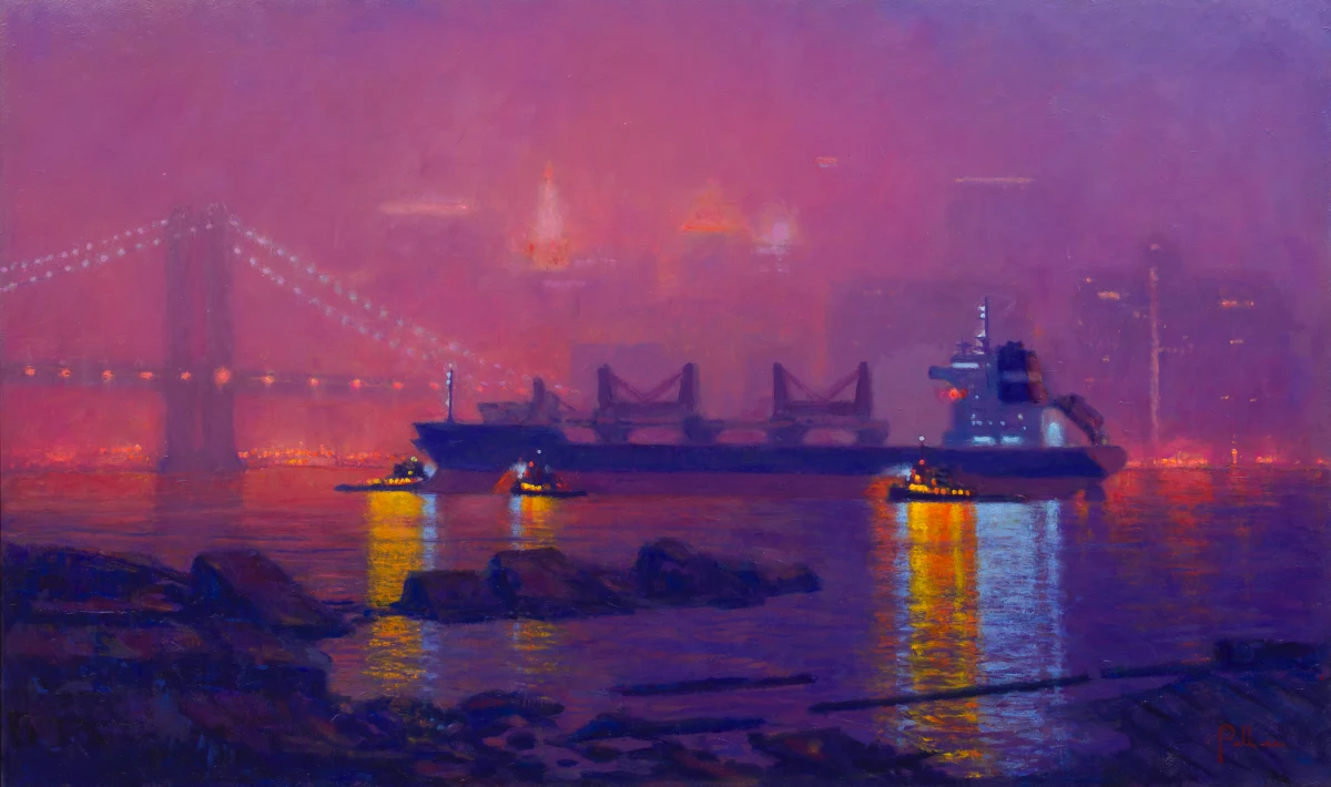Saul Chase, John Baeder, Richard Haas, David DeSimone, Richard Haas, Steven Katz, Saul Chase & Joseph Peller, Bulk Leviathan Summer Nocturne, 2024