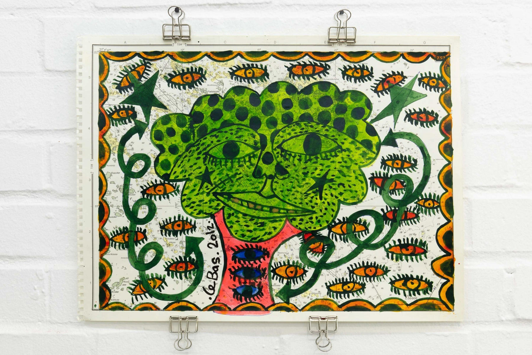 Image for Damian Le Bas: Cartographer of a Fifth Dimension, at Yamamoto Keiko Rochaix