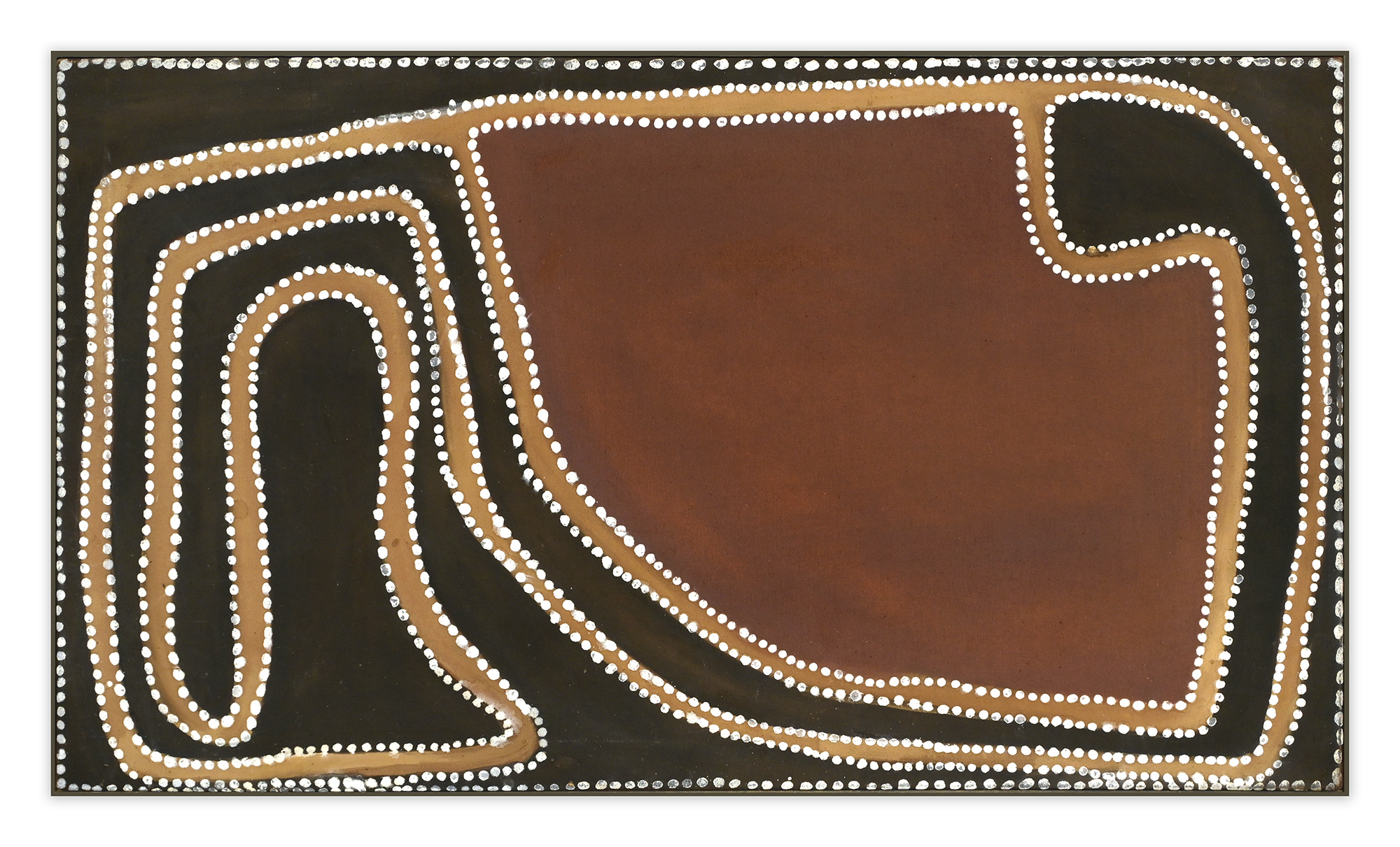 Rover Thomas Joolama, Small Creek Near Turkey Creek, 1990