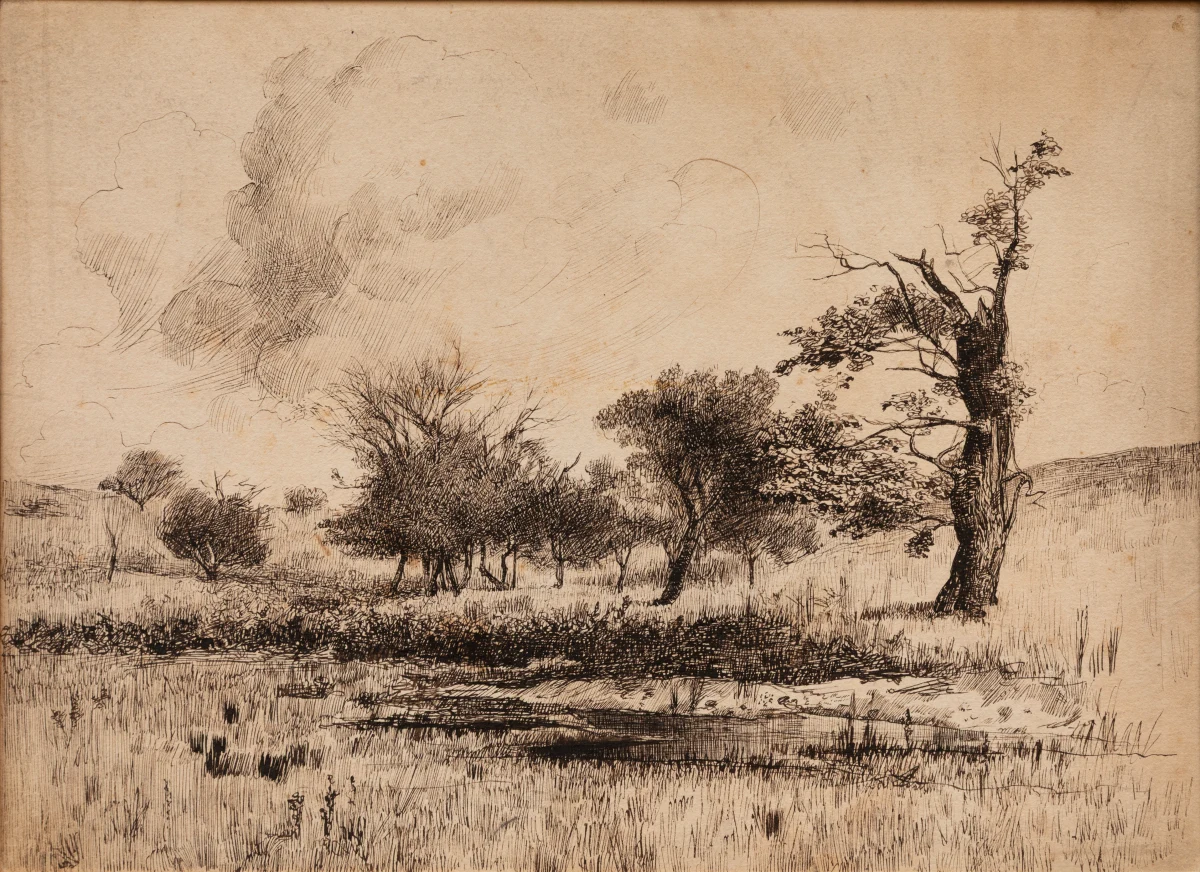 Frank Lewis Emanuel, Landscape with trees