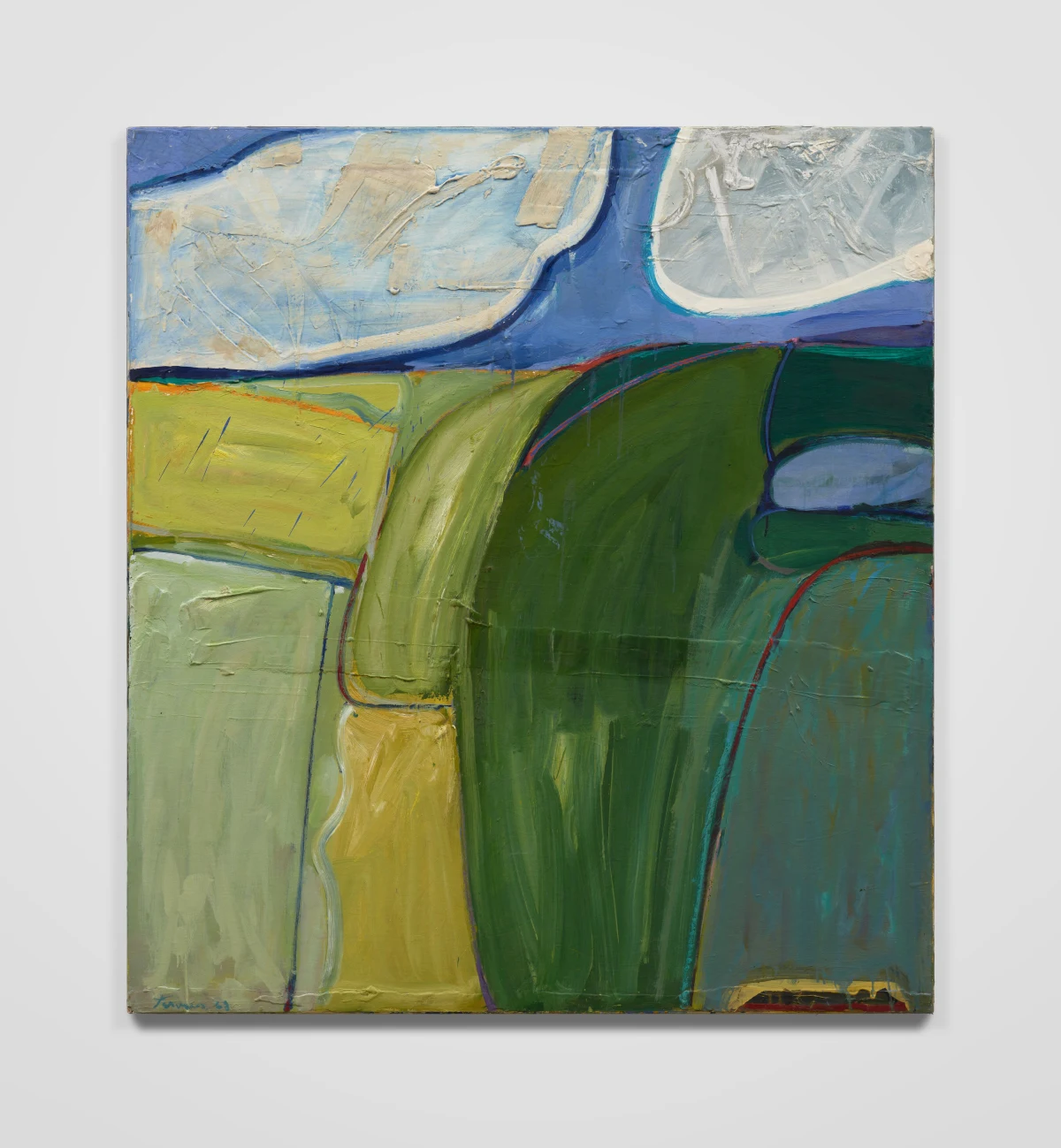Henry Taylor & James Jarvaise, Hudson River School Series (Segora Hills), 1963