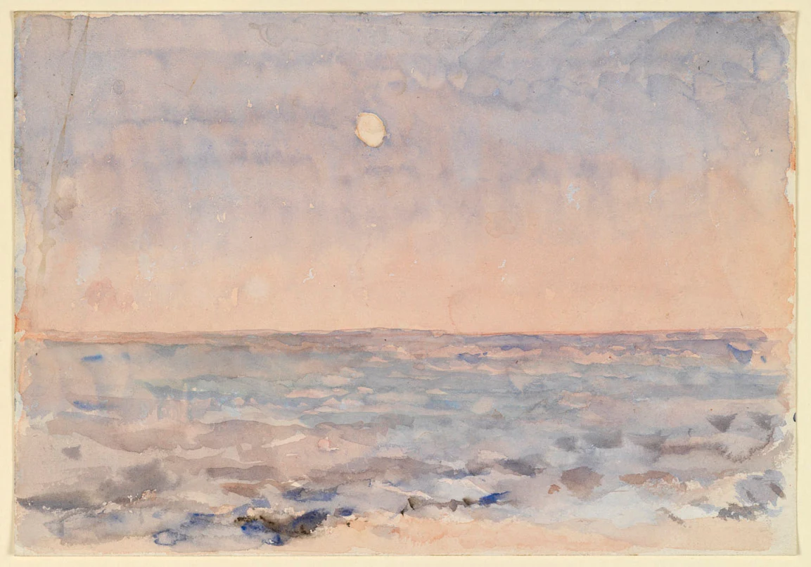 Théodore Roussel, Pink Seascape, c. 1910