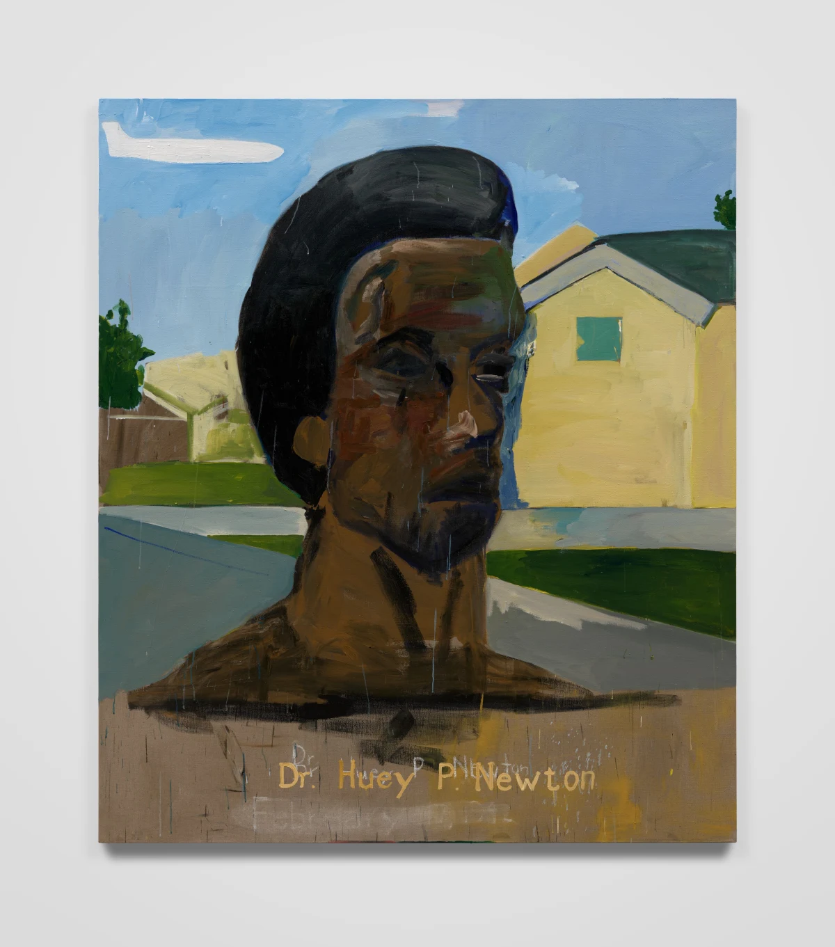 Henry Taylor, Henry Taylor, Henry Taylor & Henry Taylor, ''The Land of Huey'' (P. Newton), 2025