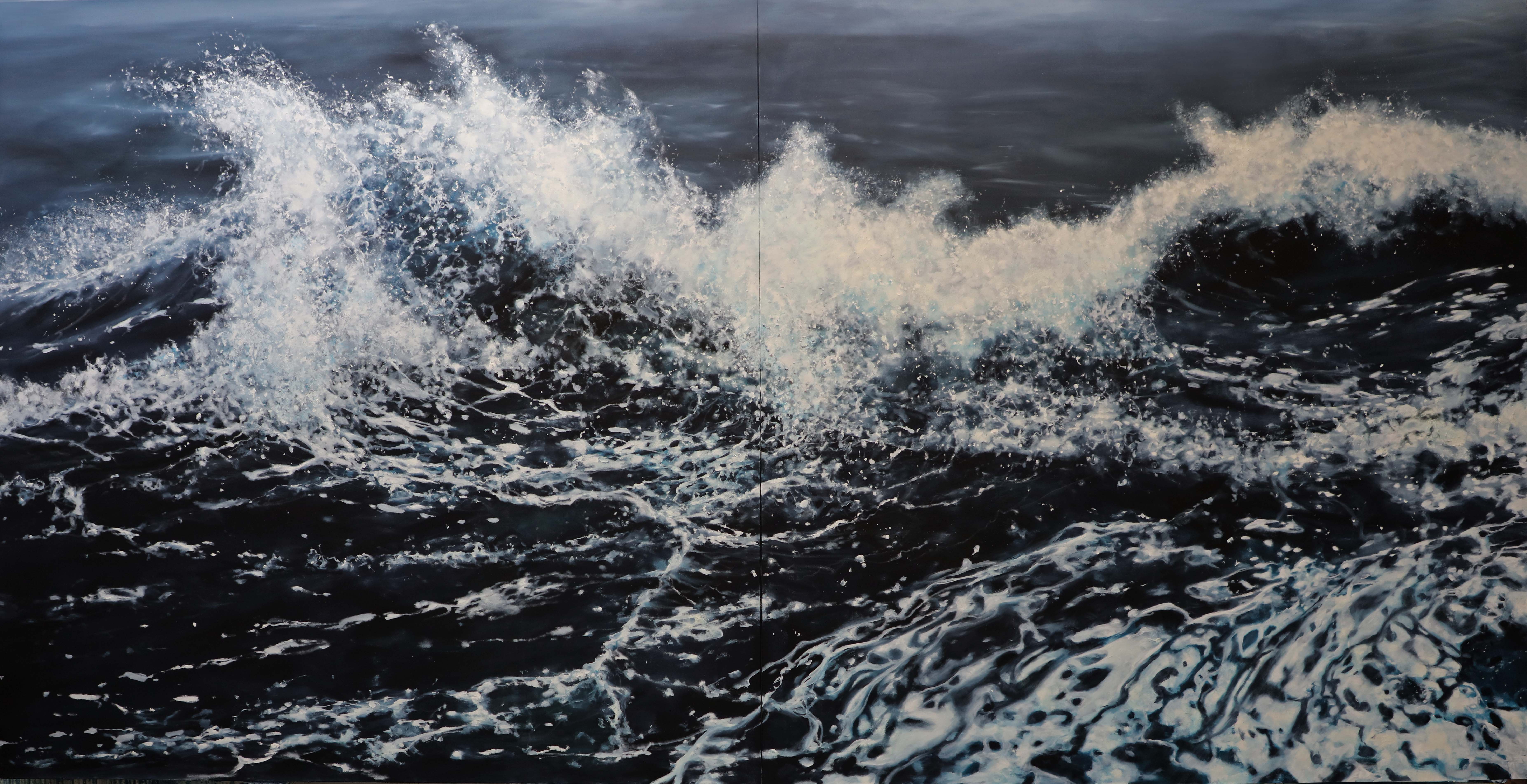 Eric Zener, SURGING II (Diptych), 2025