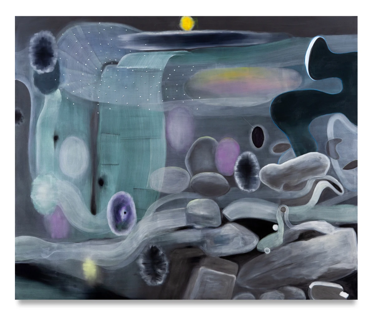 Ross Bleckner, Waterfall from Heaven, 2025