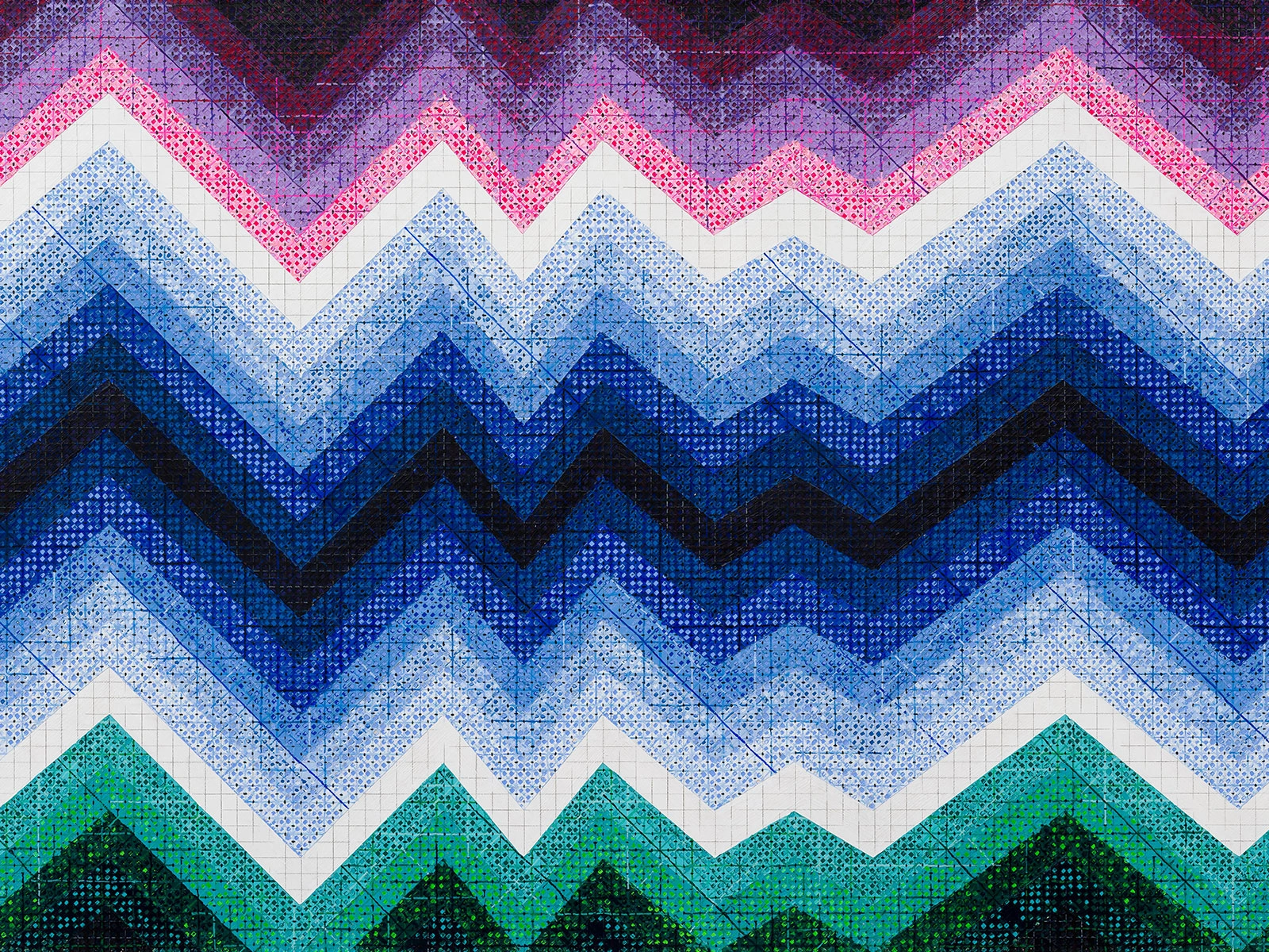 Image for Ding Yi: The Road to Heaven, at Lisson Gallery