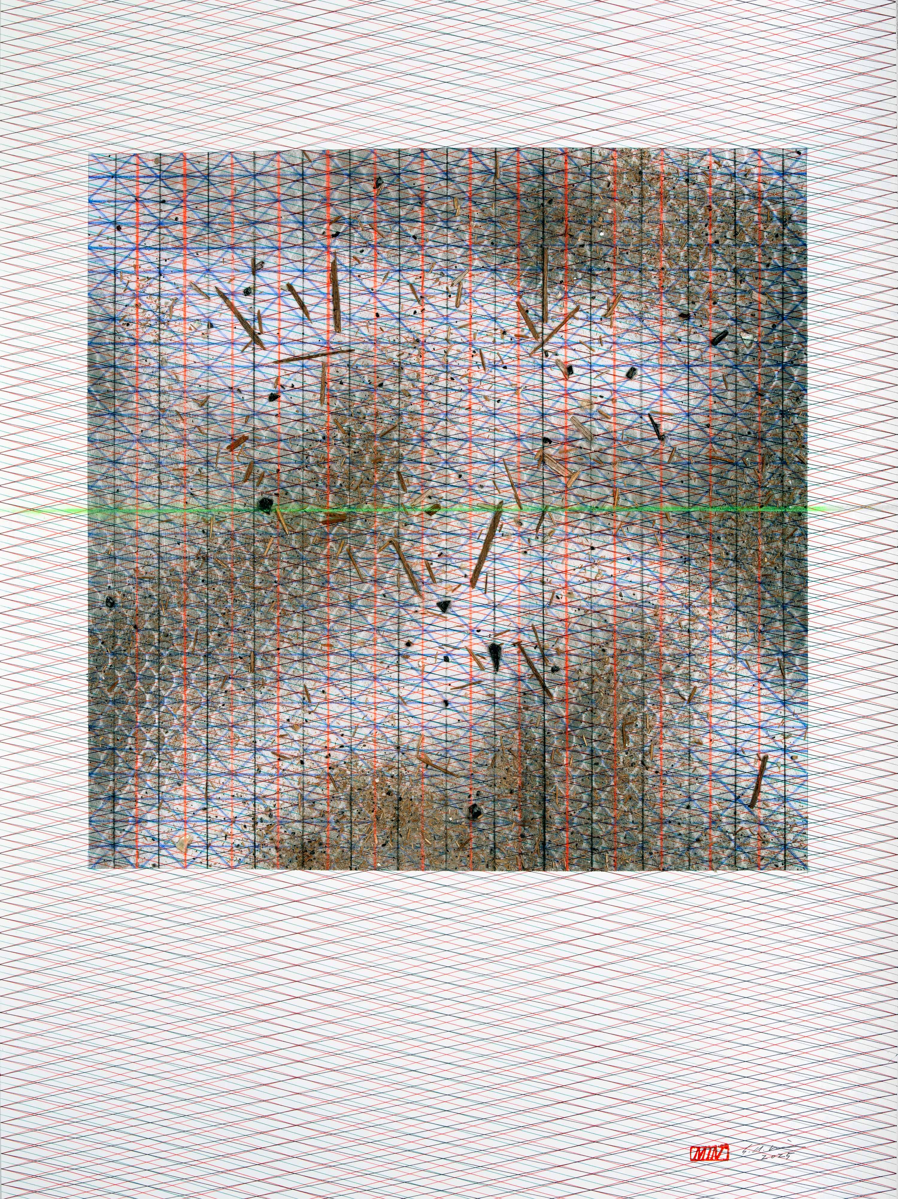 SungHong Min, Exercise for Drawing_Fleck 5, 2025