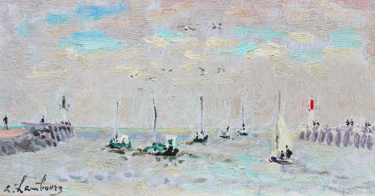 André Hambourg, Temps Calme a Deauville, 1969