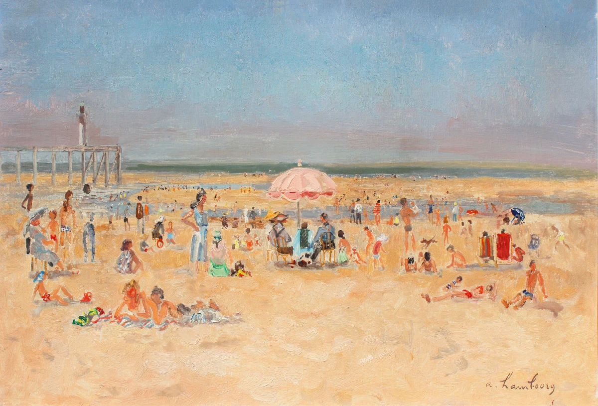 André Hambourg, Maree Basse a Trouville, 1957