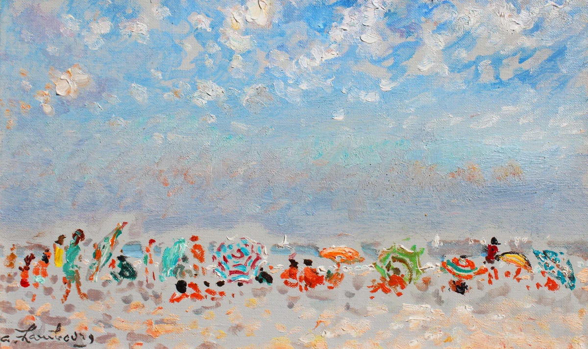 André Hambourg, Les parasols par le beau temps, Deauville, 1993