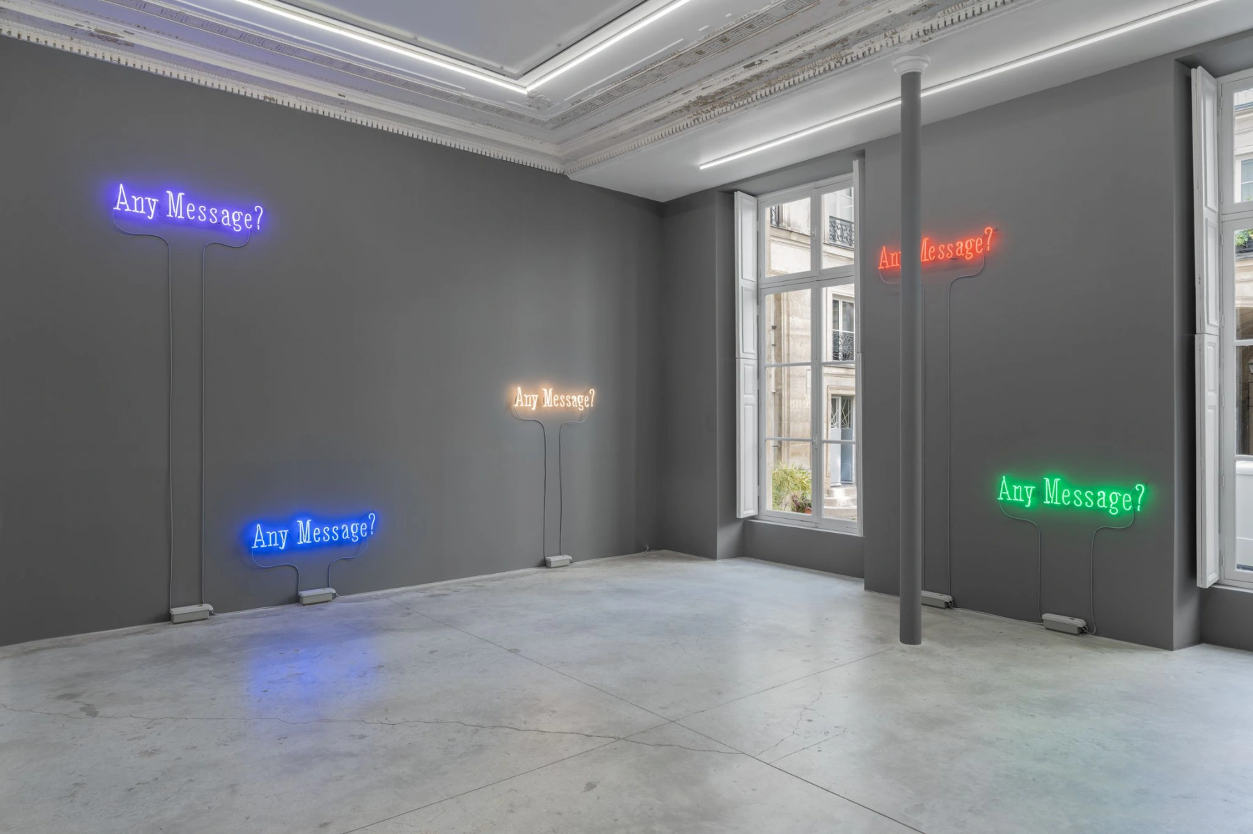Image for Joseph Kosuth: The Question, at Almine Rech, Turenne