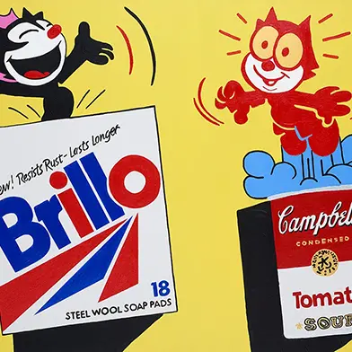 Image from Warhol/Cutrone, at galerie gmurzynska