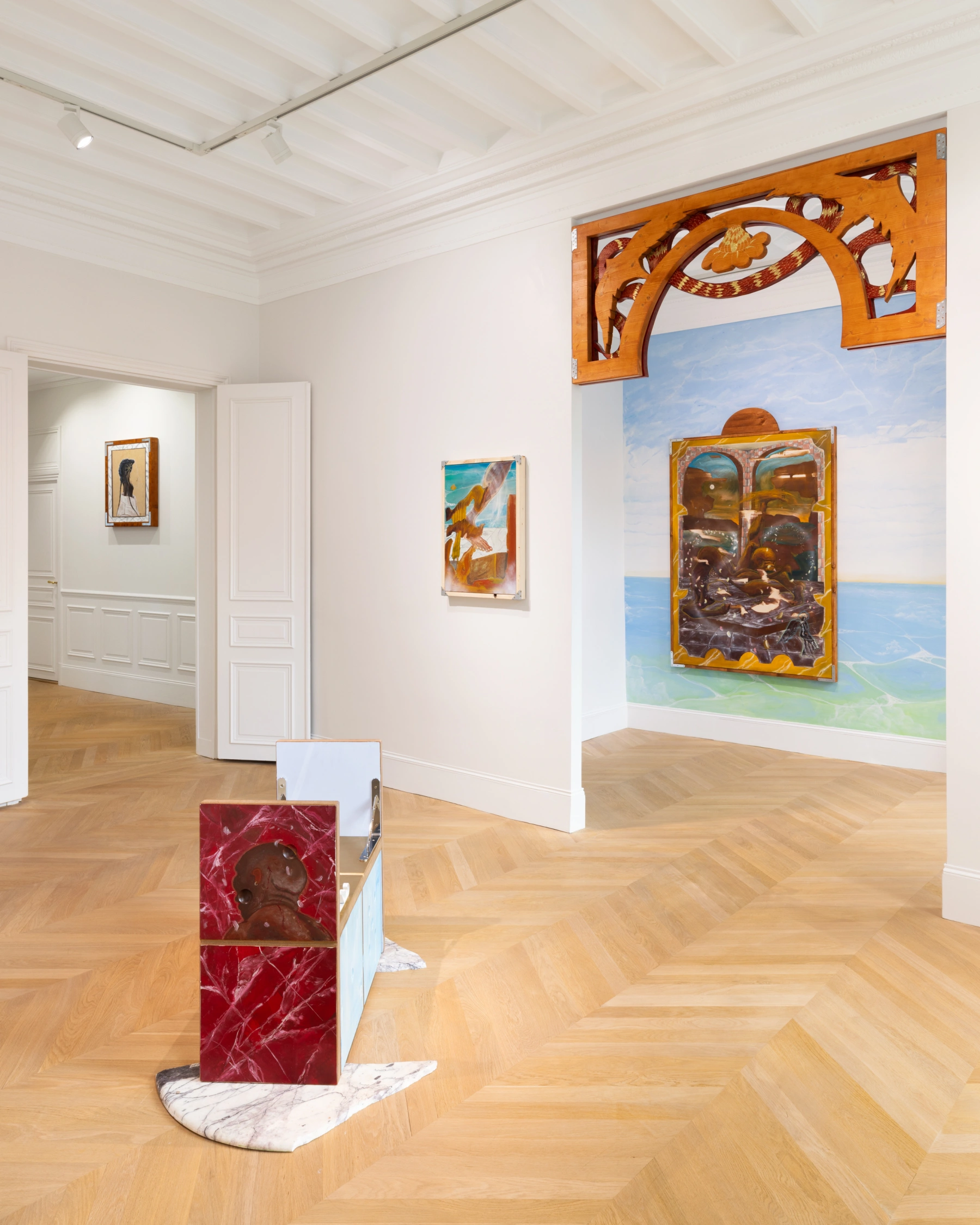 Installation shot from <b>Thomias Radin: Entre ciels et terres : contingences humaines</b>, @ Esther Schipper