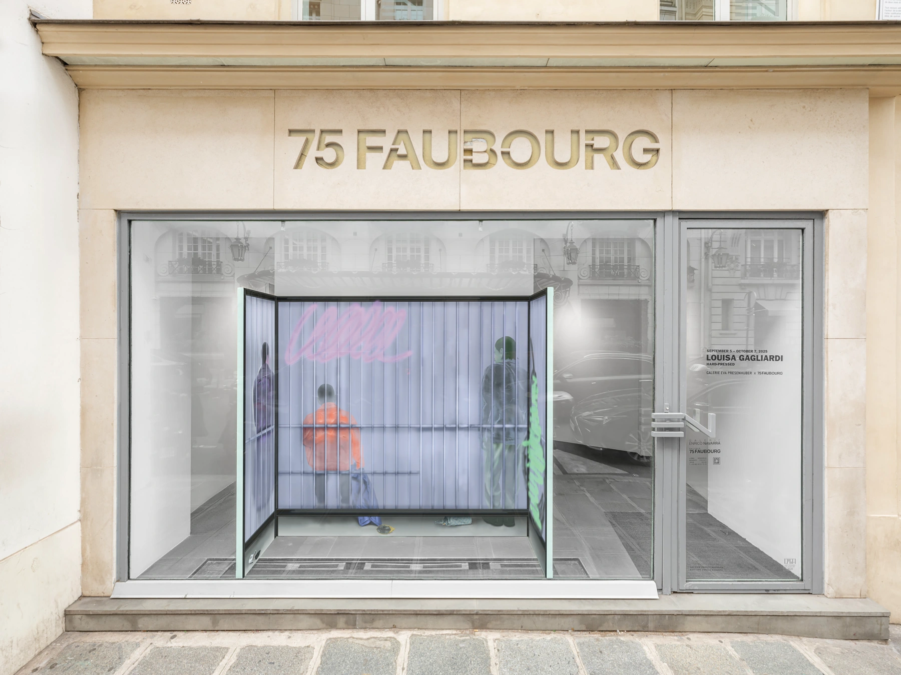 Installation shot from <b>Louisa Gagliardi: Hard-pressed</b>, @ Galerie Eva Presenhuber