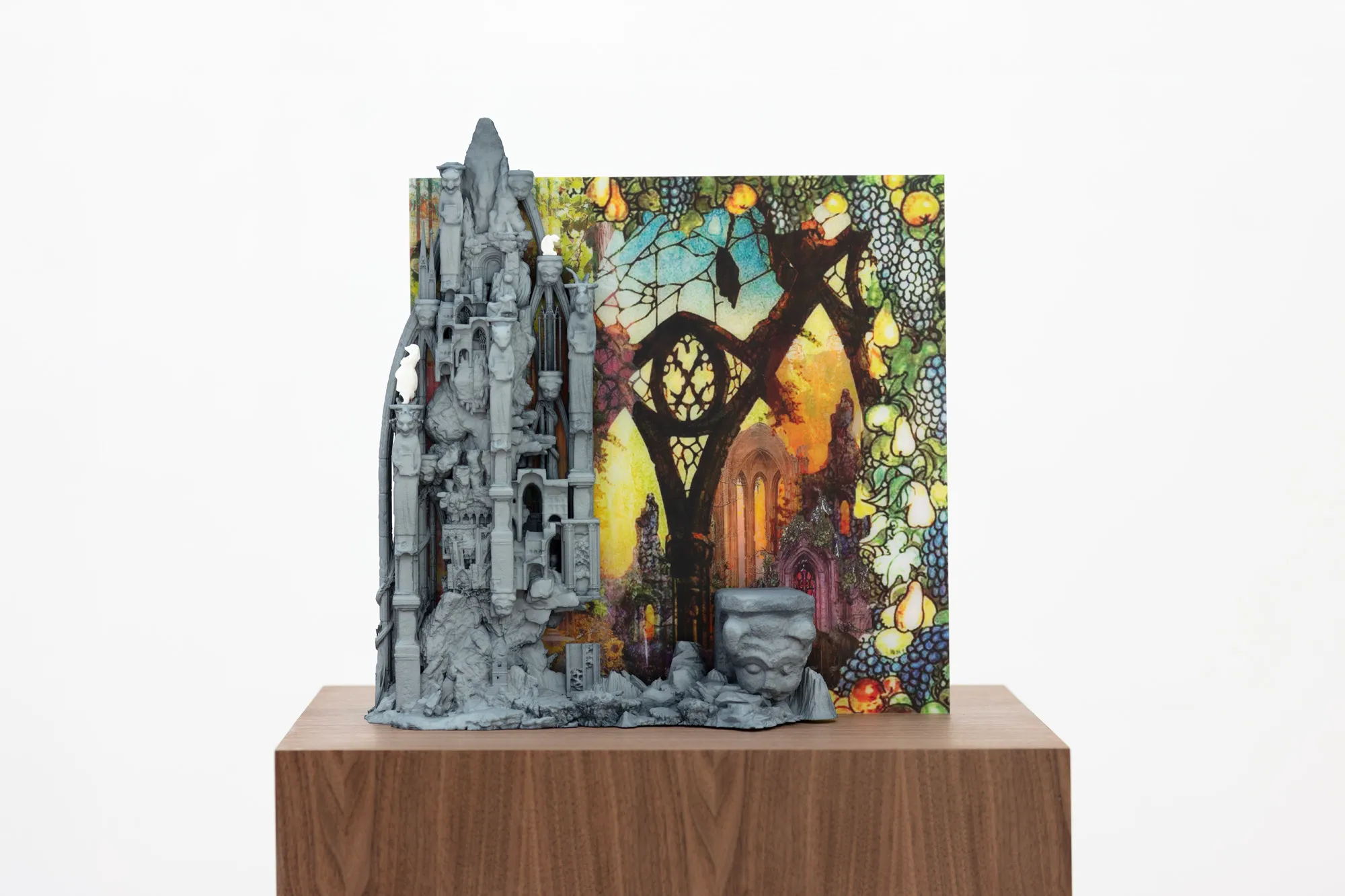 Genevieve Goffman, Far Away, the Arches of the Monastery Looked Fragile Enough to Snap Like a Chicken’s Wishbone, 2025