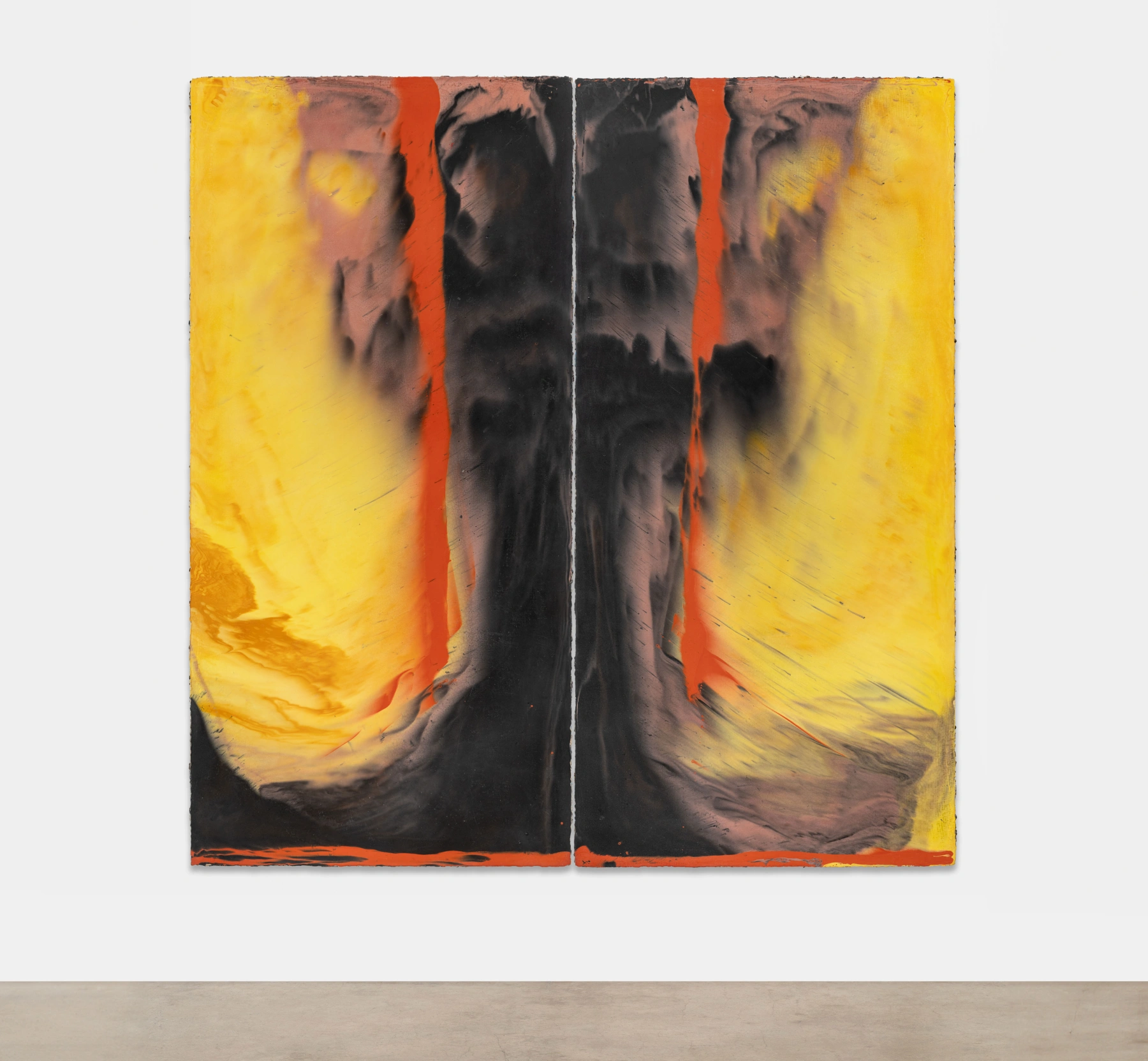 Harminder Judge, Untitled (the body & the pyre, a bootstrap paradox), 2025