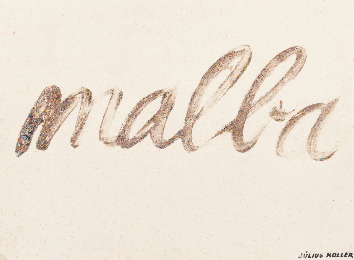 Július Koller, Untitled (Malba), Undated
