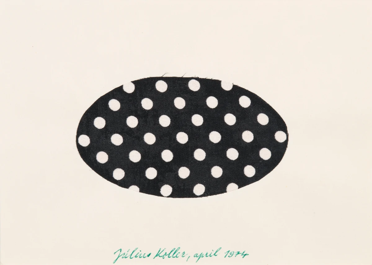 Július Koller, Untitled (Polka-dots), 1974