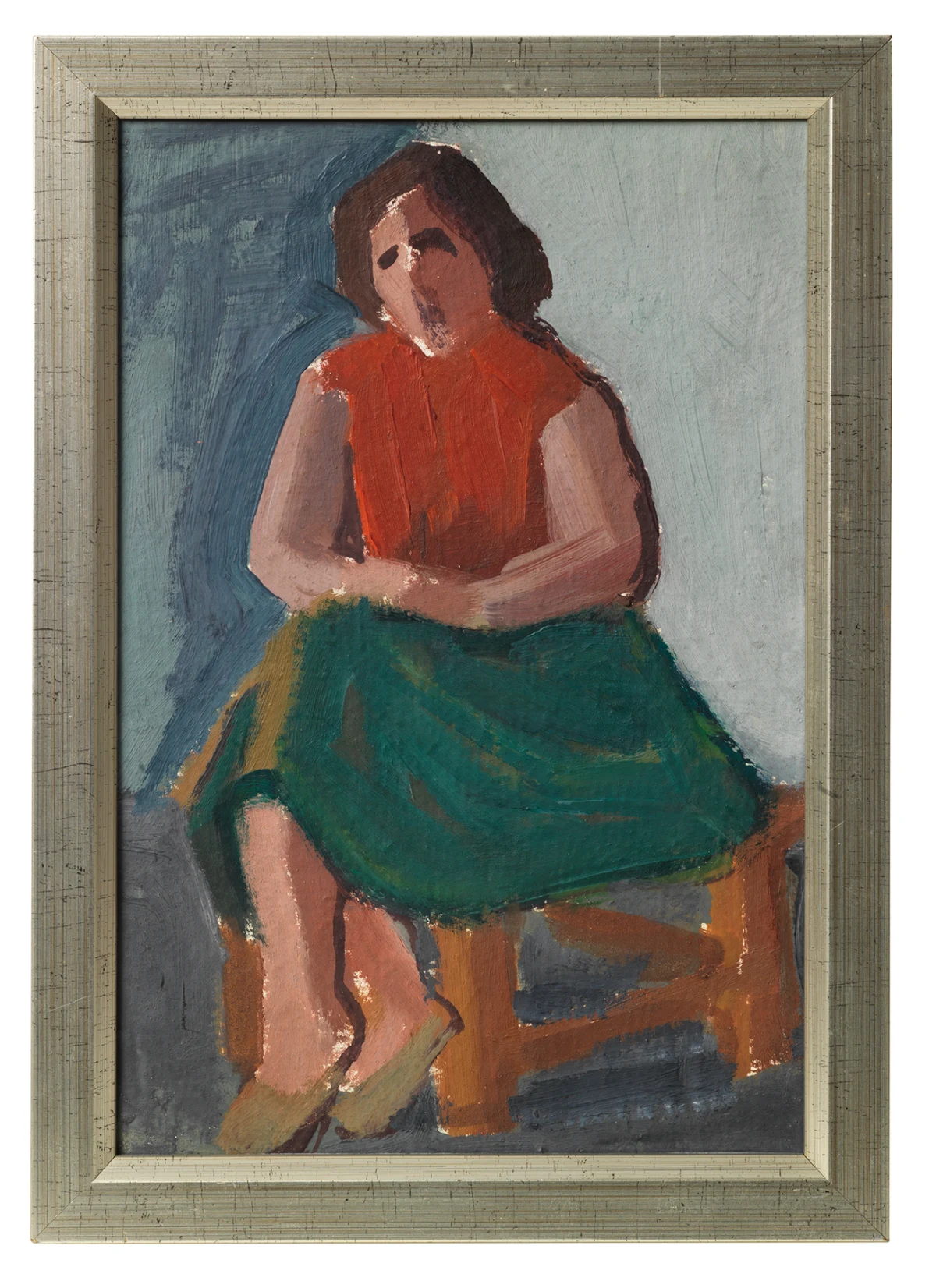 Július Koller, Untitled (Portrait), 1962