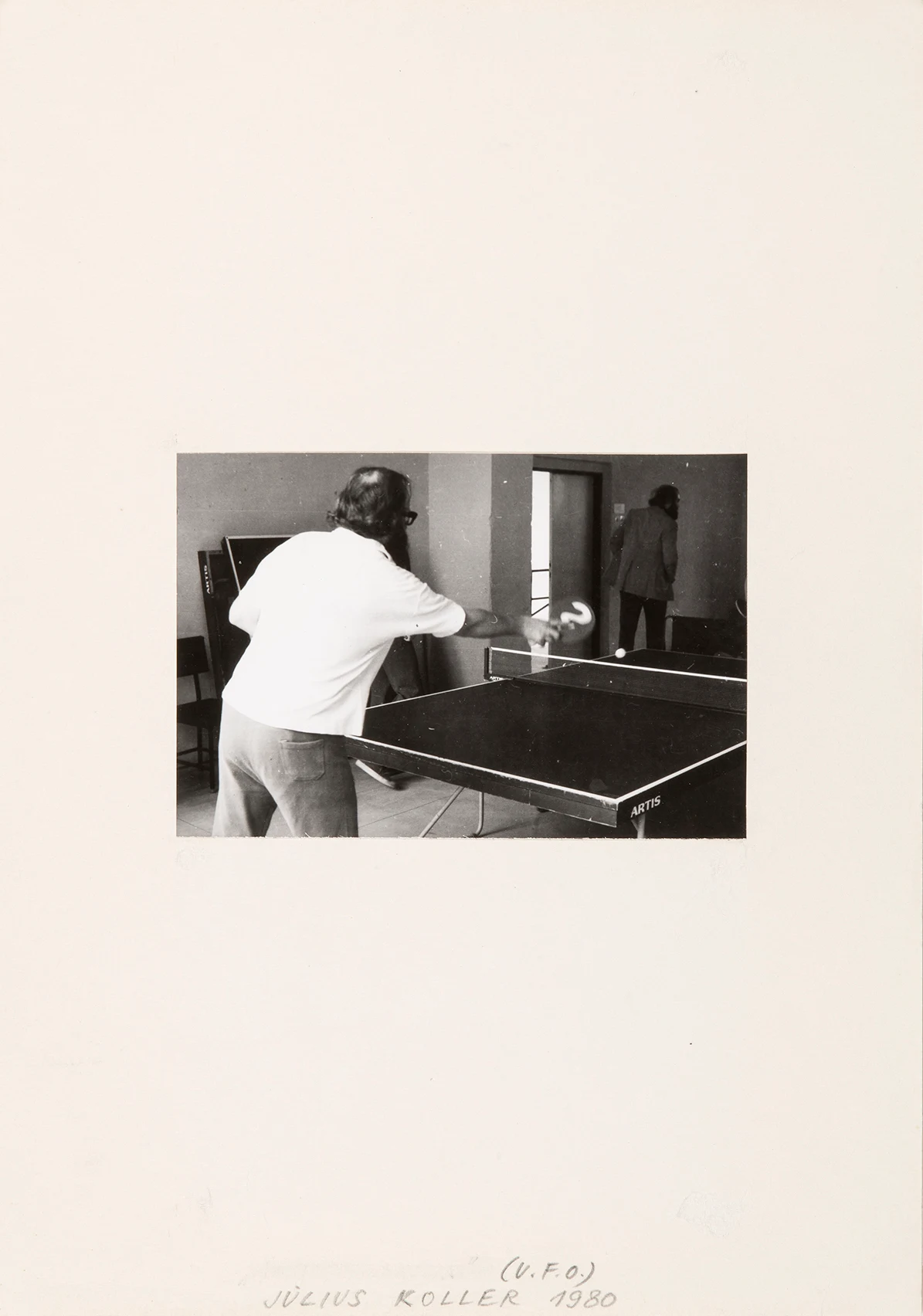 Július Koller, Untitled (Table Tennis), 1980