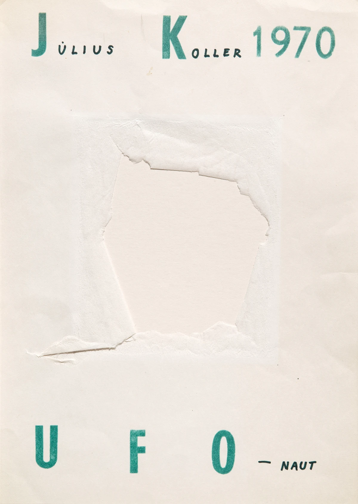 Július Koller, Untitled (UFO), 1970