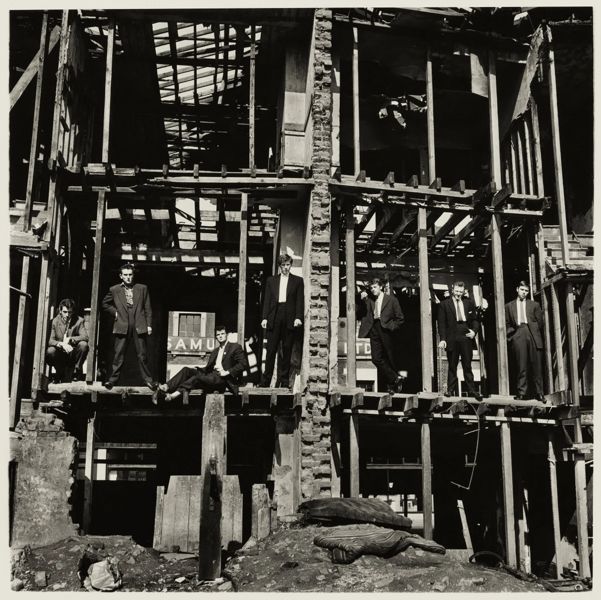 Don McCullin, The Guvnors in their Sunday Suits, Finsbury Park, London, 1958