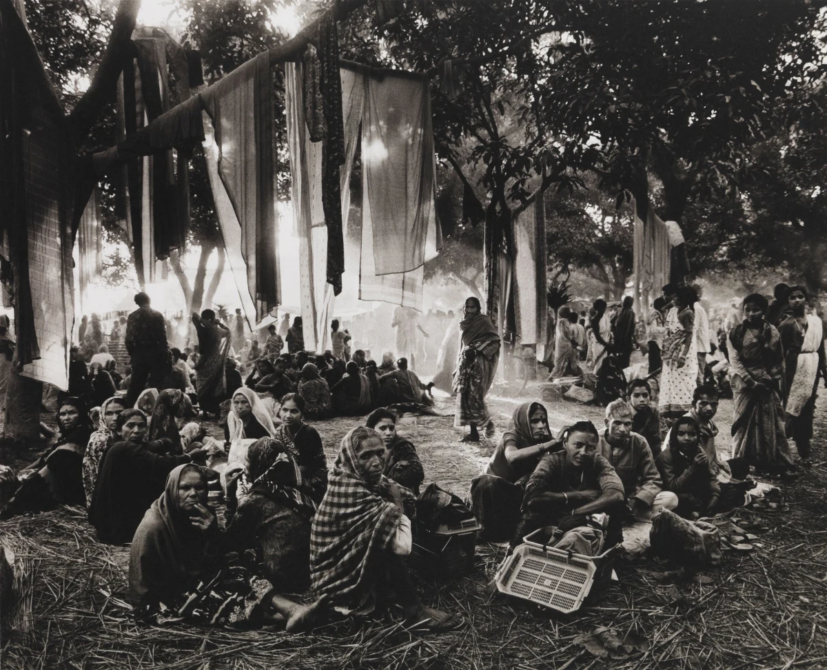 Don McCullin, India, The Great Elephant Festival, The River Gandak, 1993 (printed 2015)