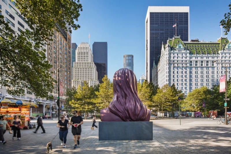 Installation shot from Monira Al Qadiri: First Sun, @ Public Art Fund