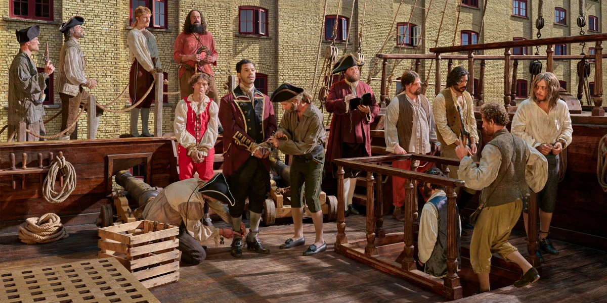 Stan Douglas, Overture: In which Convicted Brigand Captain Macheath is Transported to the West Indies Where He will be Impressed into Indentured Labour, 2024