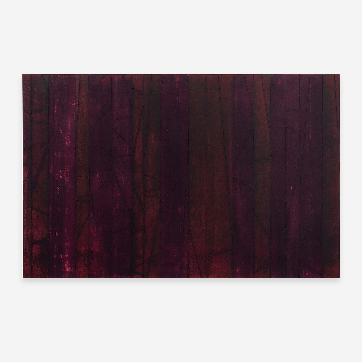 Secundino Hernández, ENTERO rojo oscuro, 2025