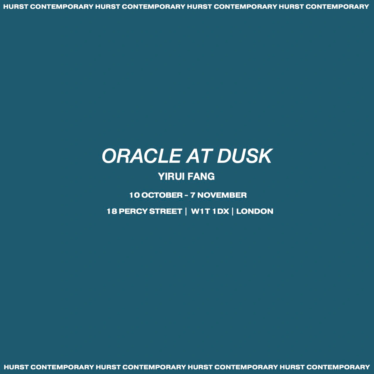 Image for Yirui Fang: Oracle at Dusk, at Hurst Contemporary