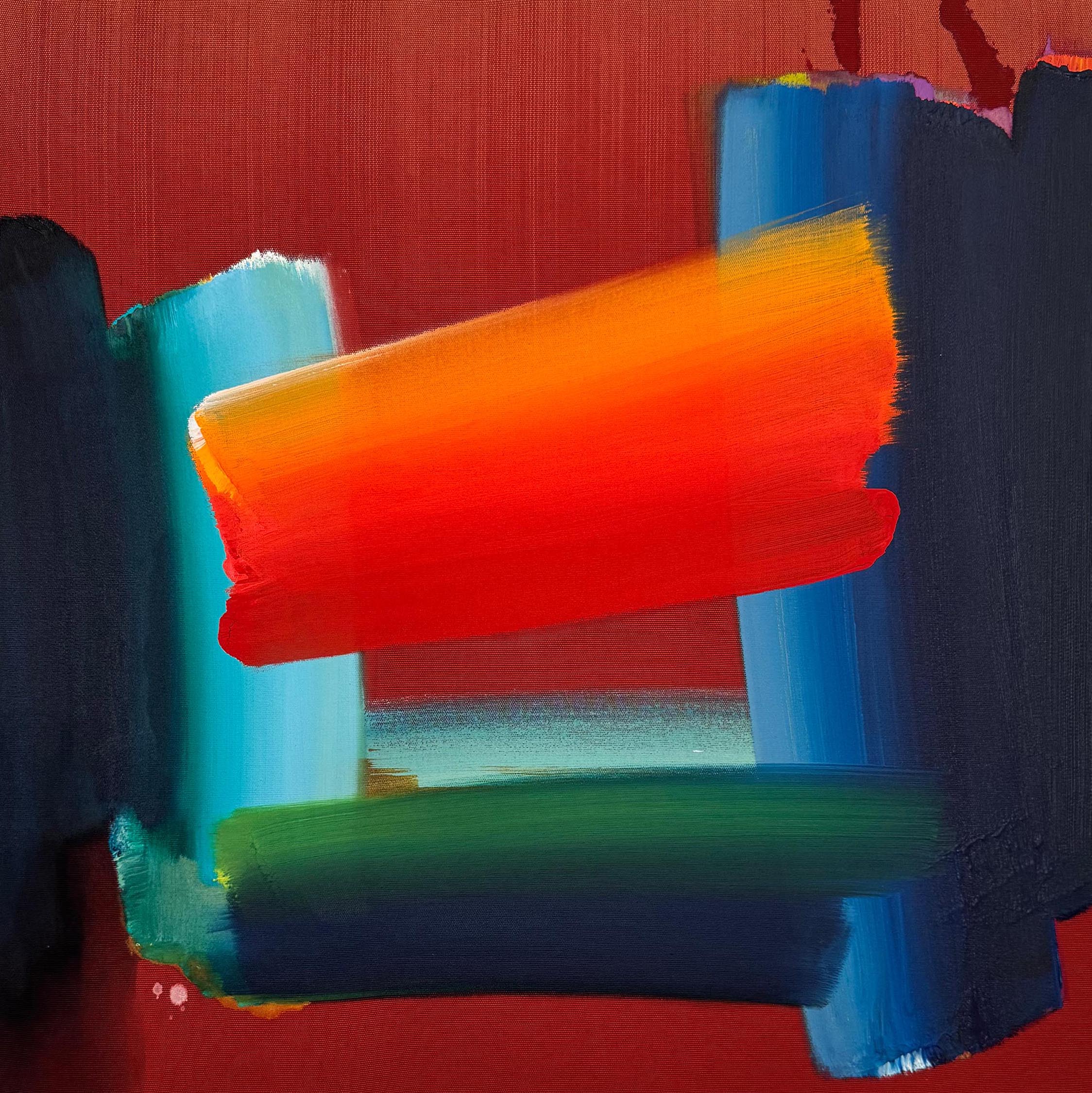 Ptolemy Mann, Spectrum on Burnt Orange Ground, 2024