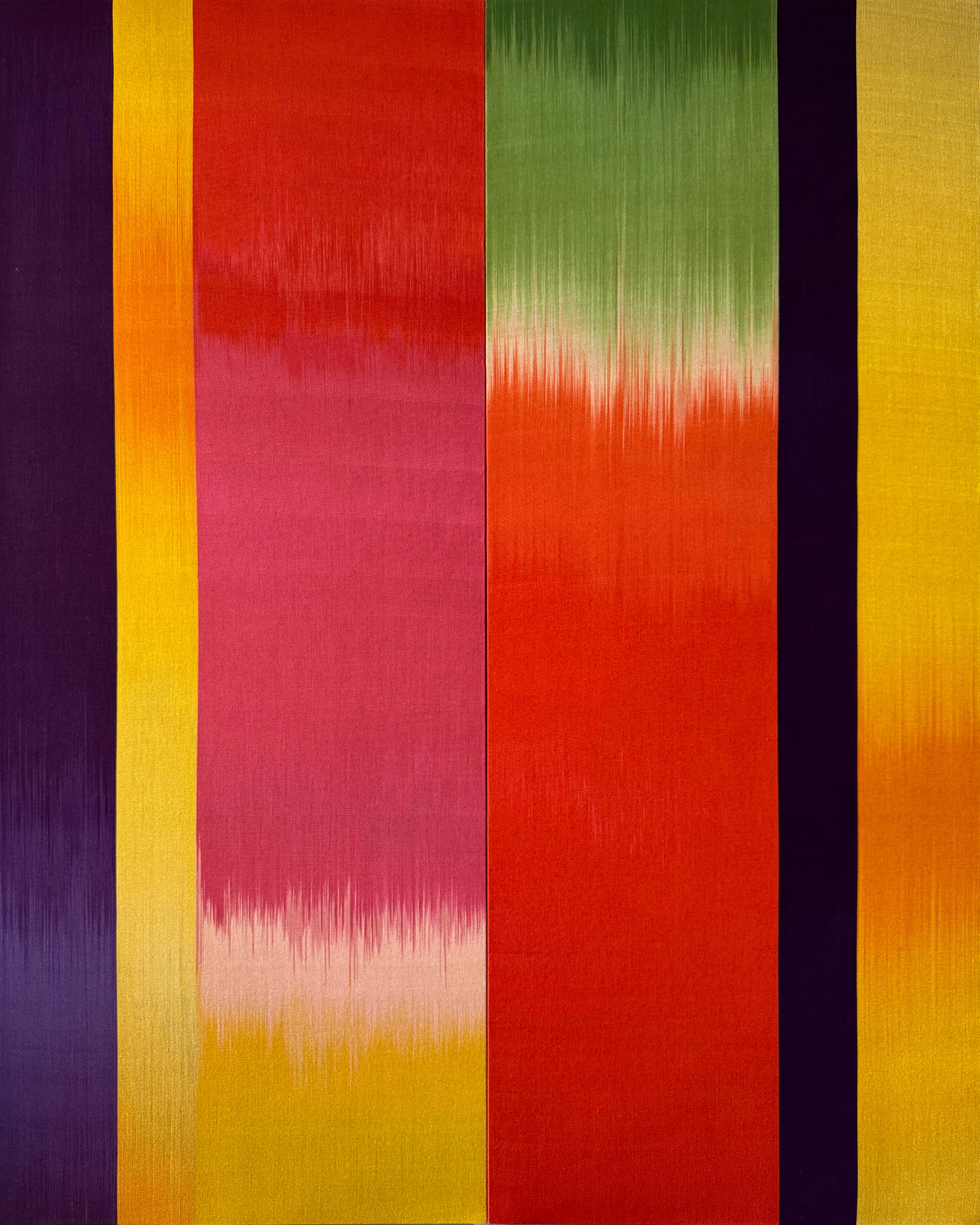 Ptolemy Mann, Woven Ground with Red Yellow Purple, 2025