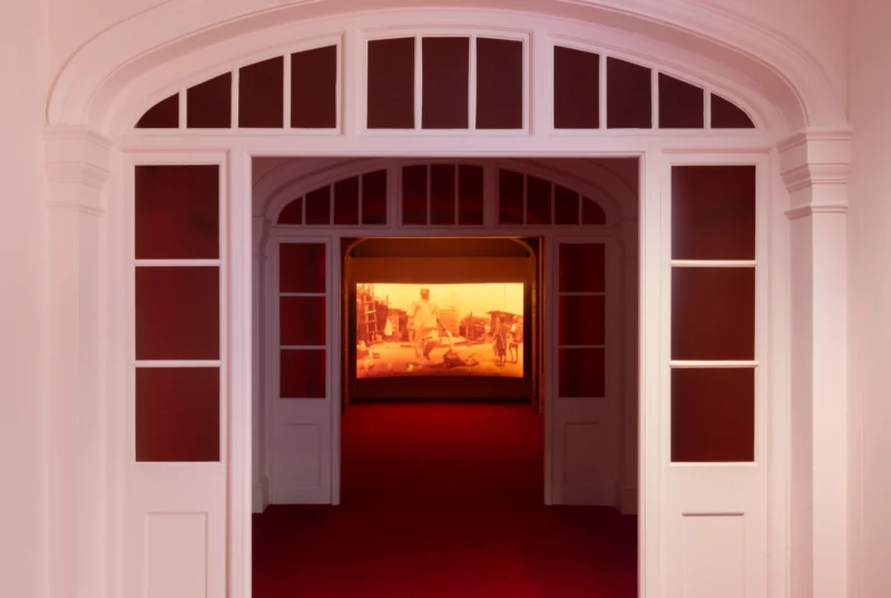 Installation shot from Karimah Ashadu: Tendered, @ Camden Art Centre