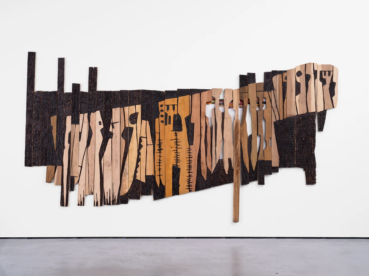 El Anatsui, Conference of Knives, 2025